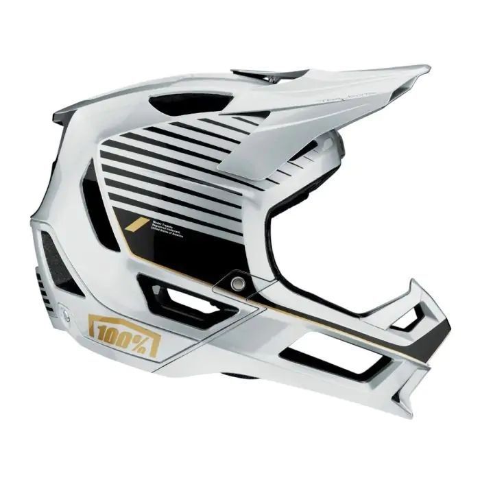 Kask 100% trajecta rower silver XL