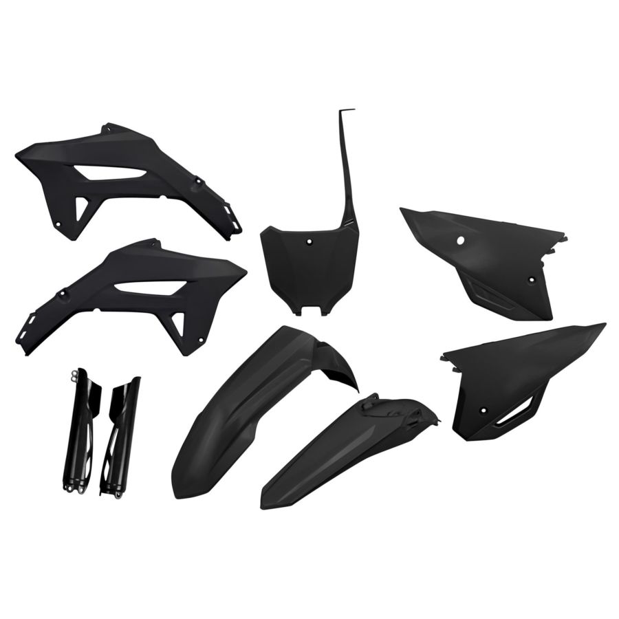 Komplet plastików + osłony teleskopów UFO crf 450r