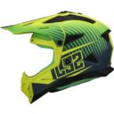 Kask LS2 MX708 fast II duck matt h-v green yel 2XS