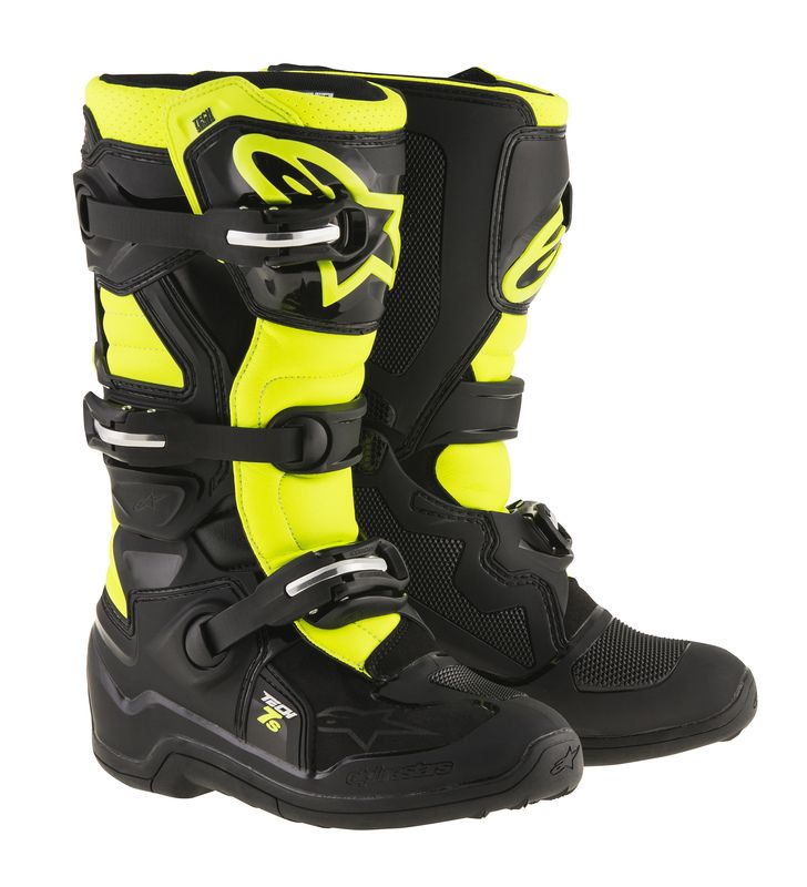 Buty ALPINESTARS TECH 7S JUNIOR black/fluo 34 (2)