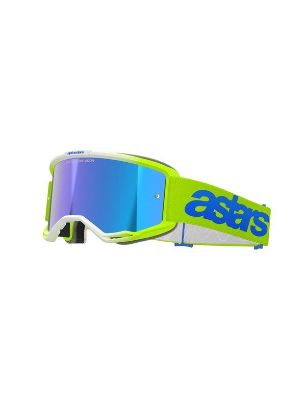 Gogle ALPINESTARS VISION 5 BLAZE fluo yellow/blue