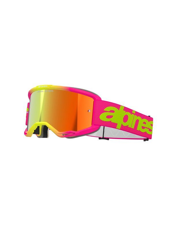 Gogle ALPINESTARS VISION 5 WORDMARK pink/yellow