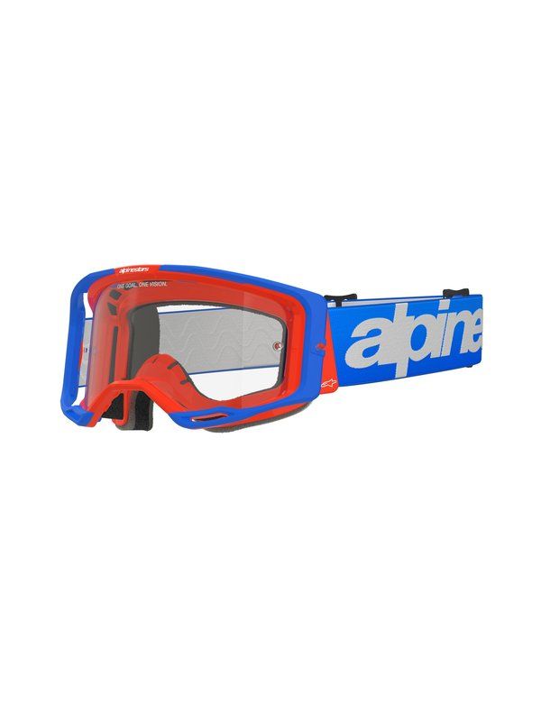 Gogle ALPINESTARS VISION 8 WORDMARK blue/orange