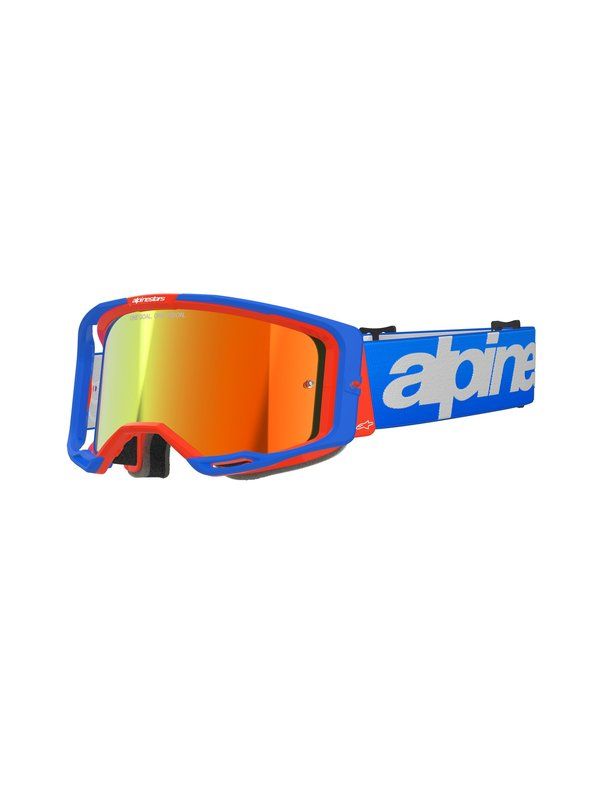 Gogle ALPINESTARS VISION 8 WORDMARK blue/orange