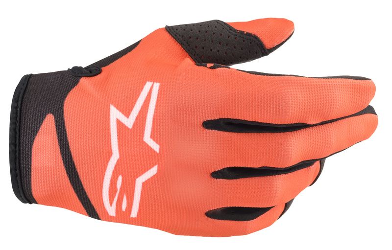 Rękawiczki ALPINESTARS RADAR JUNIOR or/black 2XS Rękawiczki ALPINESTARS RADAR JUNIOR or/black 2XS