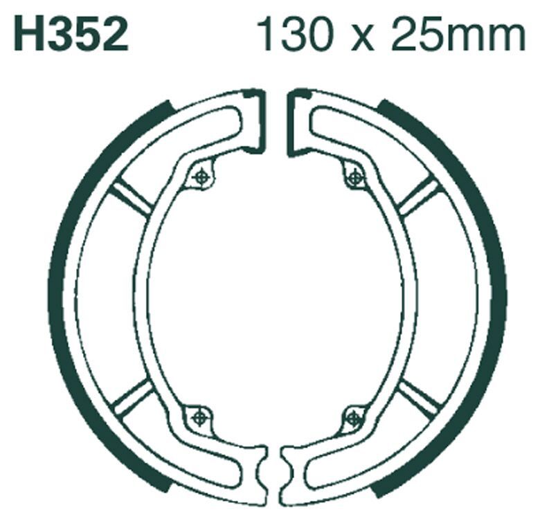 Szczęki hamulcowe EBC HONDA CB125 CG125 NES125