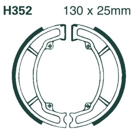 Szczęki hamulcowe EBC HONDA CB125 CG125 NES125