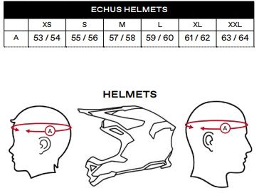 Kask echus UFO col./tg. fkm rozmiar s