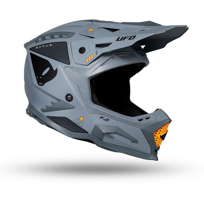 Kask echus UFO szary M