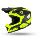 Kask echus UFO czarny/żółty fluo S