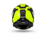 Kask echus UFO czarny/żółty fluo S