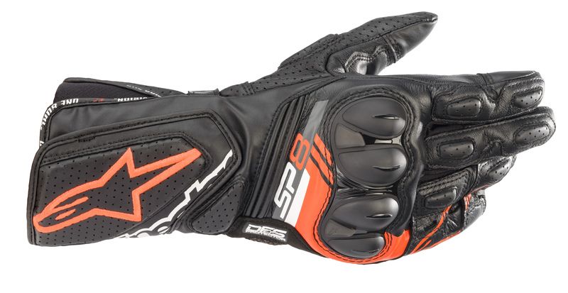 Rękawice ALPINESTARS SP-8 V3 black/fluo red 3XL