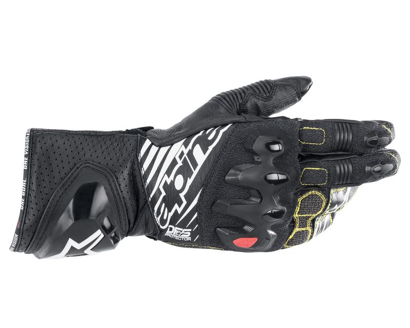 Rękawice ALPINESTARS GP-TECH V2 black/white 3XL Rękawice ALPINESTARS GP-TECH V2 black/white 3XL