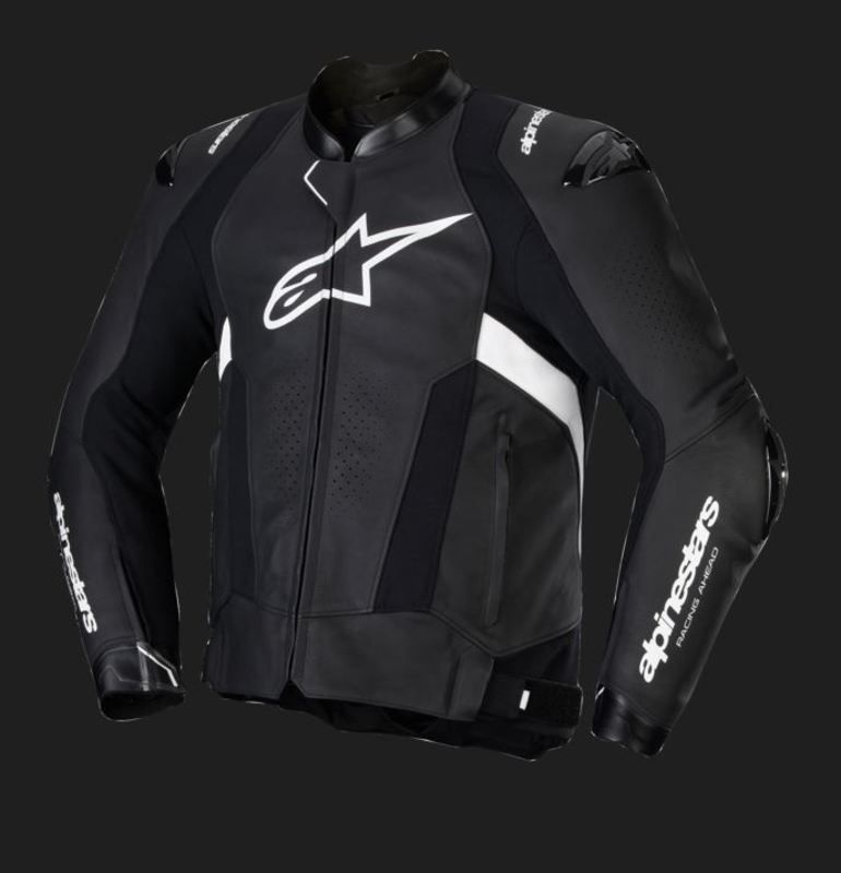Kurtka skórzana ALPINESTARS MISSILE V3 blk/wht 48