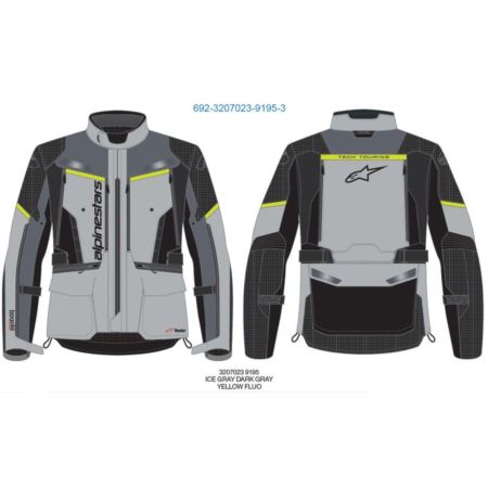 Kurtka ALPINESTARS BOGOTA PRO DRYSTAR gr/ylw 3XL