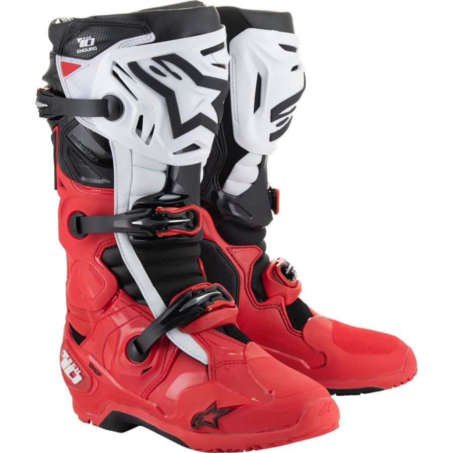 Buty tech 10 Enduro rd/bk/wh 8