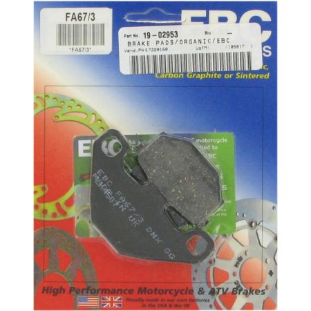 Klocki hamulcowe EBC FA KAWASAKI GPZ500 KLE250