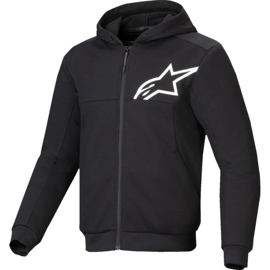 Bluza z kapturem ALPINESTARS CHROME V2 blk/wht L