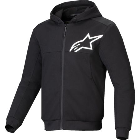 Bluza z kapturem ALPINESTARS CHROME V2 blk/wht L
