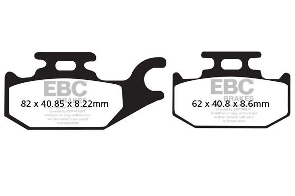 Klocki hamulcowe EBC SFA CARBON SUZUKI UH125