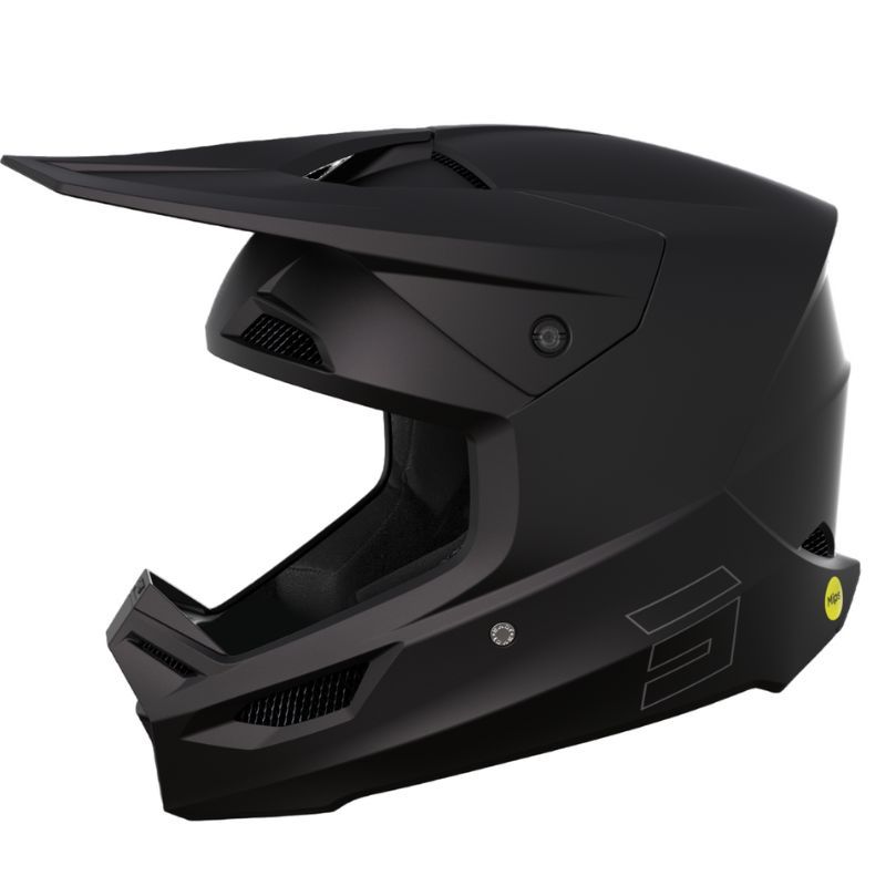 Kask SHOT race solid black_matt XS