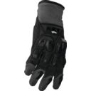 Rękawiczki THOR TERRAIN BLACK/CHARCOAL czarne XS