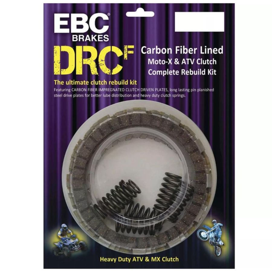 Zestaw tarcz sprzęgła EBC clutch kit carbon DRCf