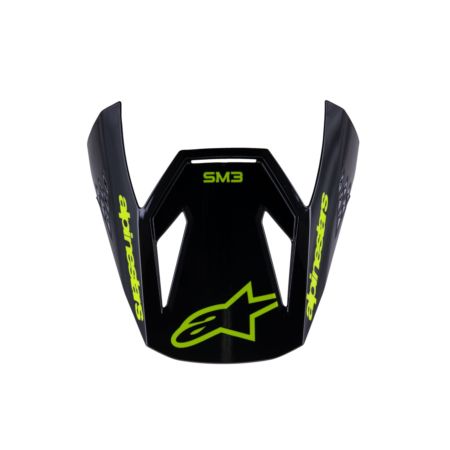 Daszek kasku ALPINESTARS YOUTH SM3 RADIUM blk/ylw