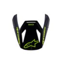 Daszek kasku ALPINESTARS YOUTH SM3 RADIUM blk/ylw