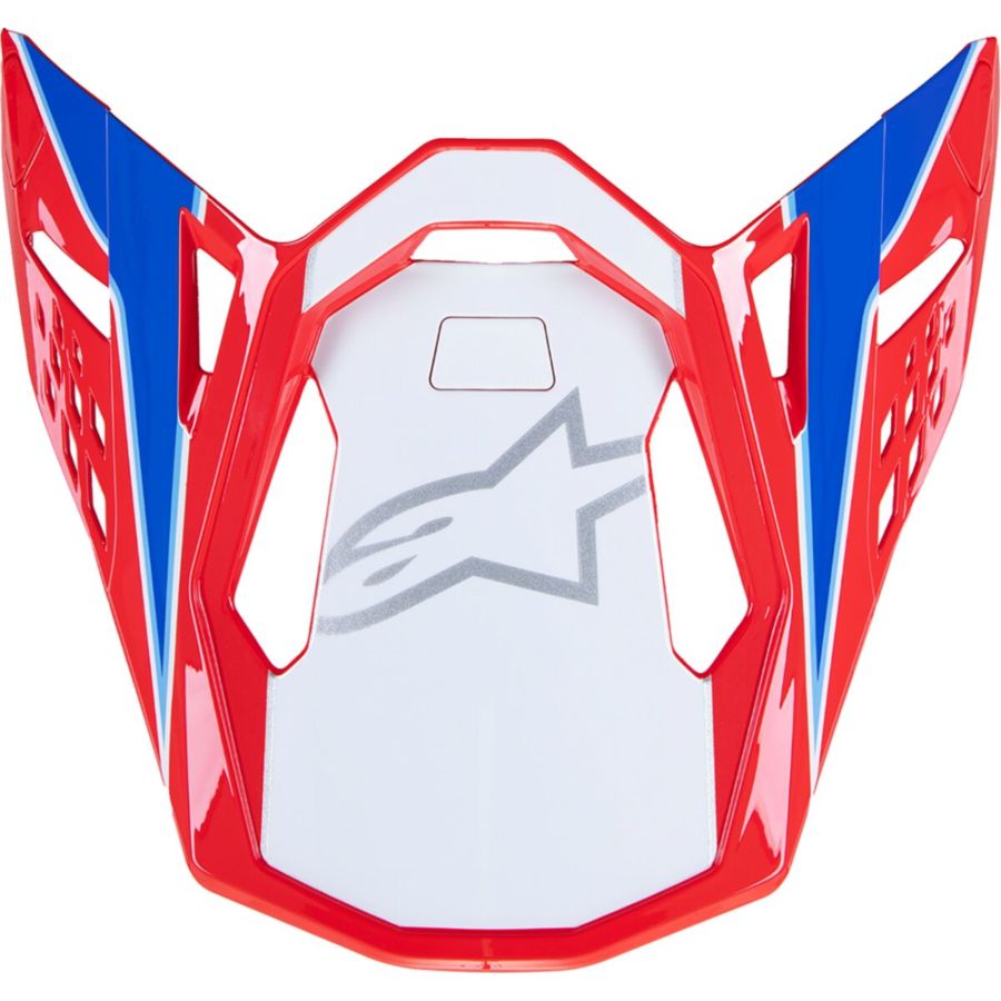 Daszek kasku ALPINESTARS SM10 AEON red/blue