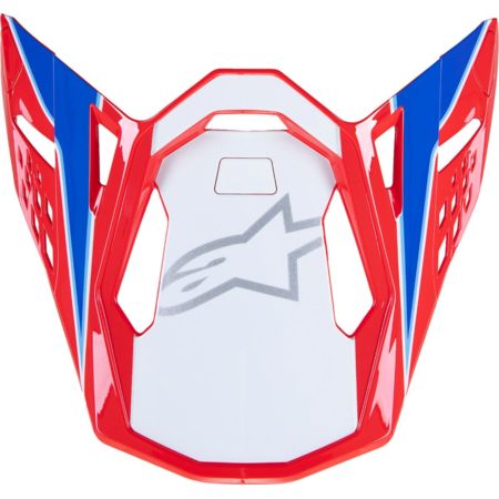 Daszek kasku ALPINESTARS SM10 AEON red/blue