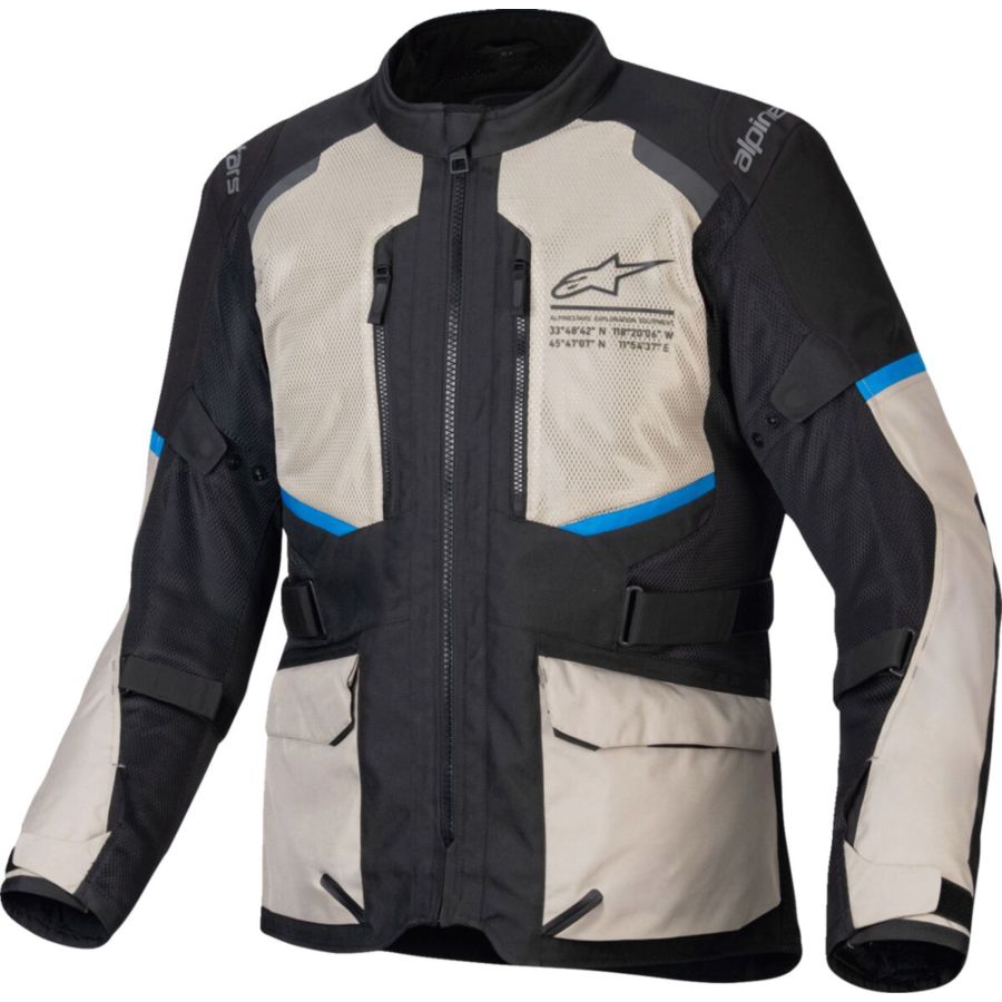Kurtka ALPINESTARS ANDES AIR black/gray/blue 2XL