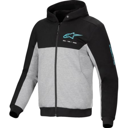 Bluza z kapturem ALPINESTARS CHROME V2 bl/gy/t 2XL