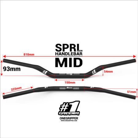 Kierownica ONEGRIPPER SPRL Handlebar MID Black