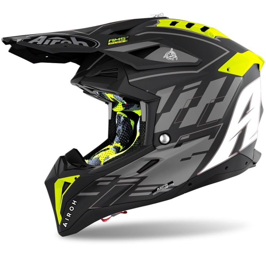 Kask AIROH AVIATOR 3 Rampage BLACK MATT XS