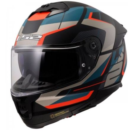 Kask LS2 FF808 stream II road m.black blue-06 XS