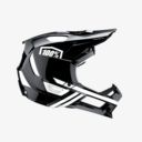 Kask 100% trajecta rower bk/wh XL