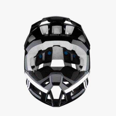 Kask 100% trajecta rower bk/wh XL