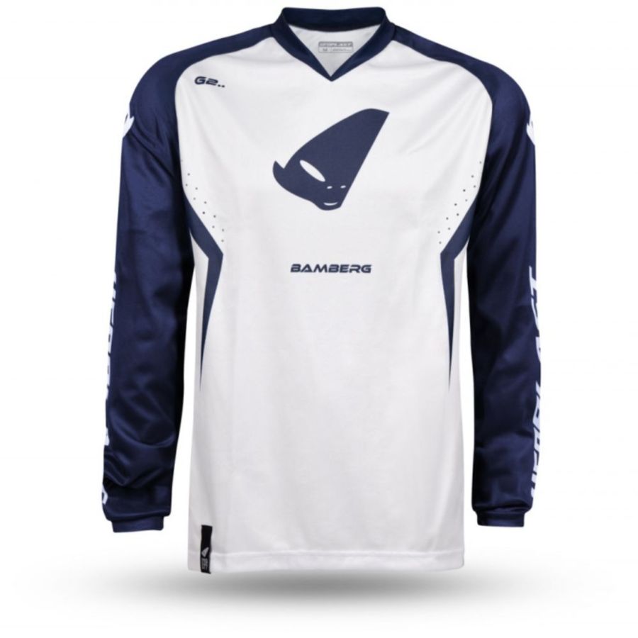 Koszulka bamberg jersey UFO biały/niebieski XL