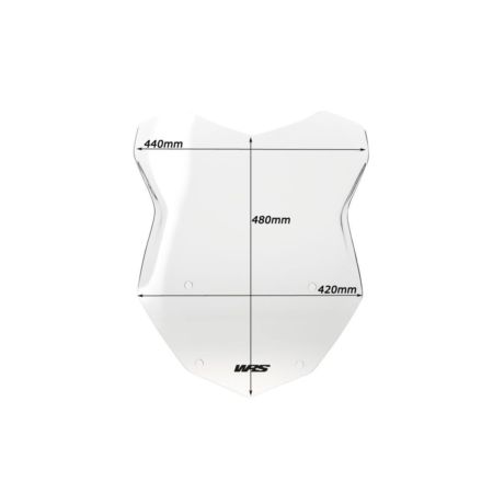 Szyba motocyklowa WRS INTERMEDIO BMW R1250GS clear