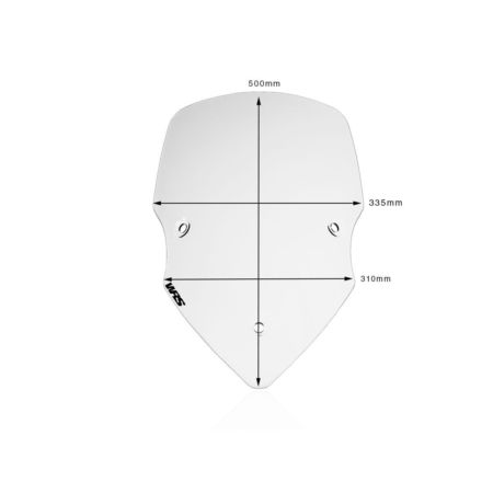 Szyba WRS INTERMEDIO DUCATI MULTISTRADA clear