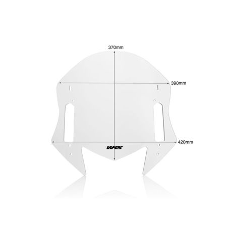 Szyba motocyklowa WRS SPORT TMAX 530/560 clear