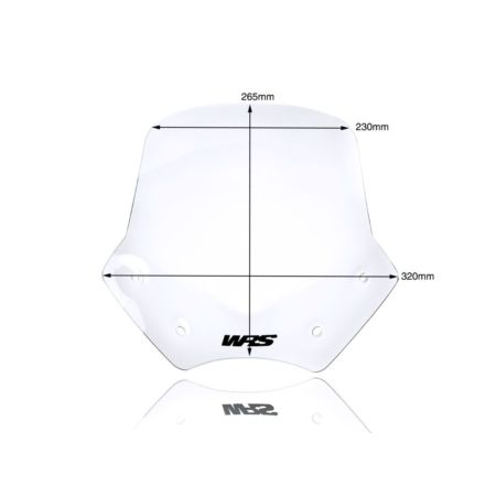 Szyba motocyklowa WRS SPORT BMW R1200R clear