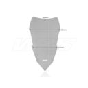 Szyba motocyklowa WRS TOURING YAMAHA MT-09 smoke