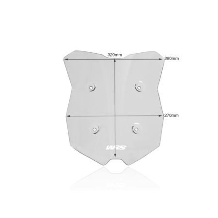 Szyba motocyklowa WRS SPORT KTM 1290 smoke