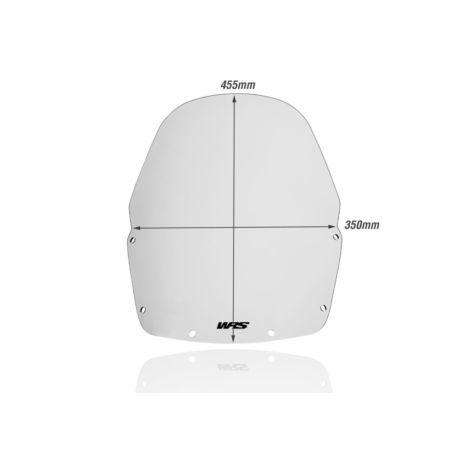 Szyba motocyklowa WRS TOURING HONDA XRV750 clear