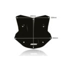 Szyba WRS SPORT BMW S1000XR black gloss