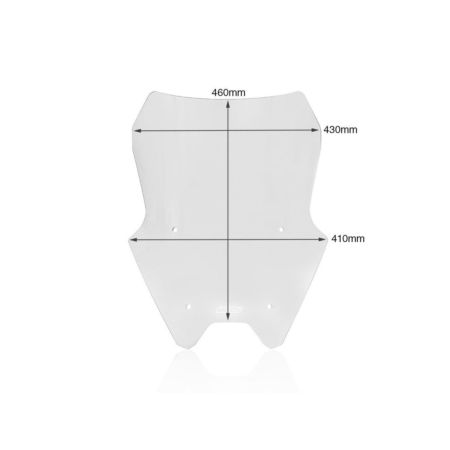 Szyba motocyklowa WRS TOURING BMW R1250RS clear