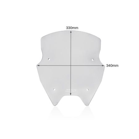 Szyba motocyklowa WRS SPORT BMW R1250RS clear
