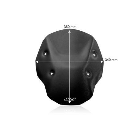 Szyba WRS ENDURO BMW R1300GS dark smoke